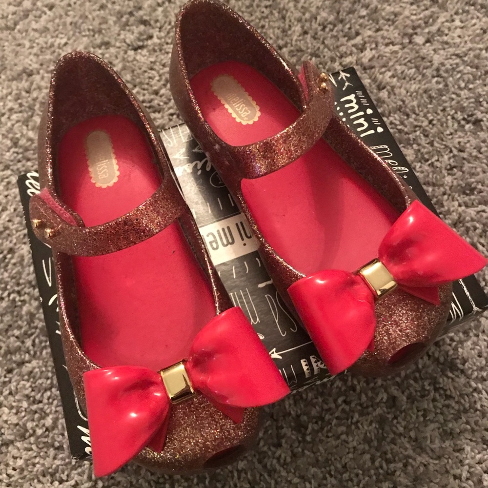 Mini Melissa Bow Girls Shoes